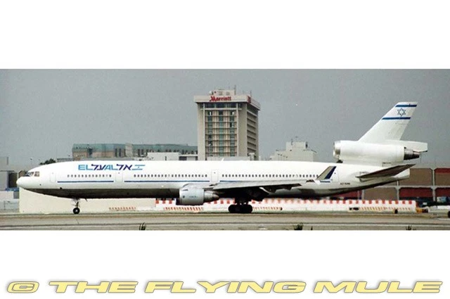 JC Wings 1:200 MD-11 El Al Israel Airlines N278WA con soporte Foto 1 de 1