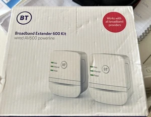 BT Flex 600 Broadband Extender Kit with Wired AV600 Powerline and... - Photo 1/5