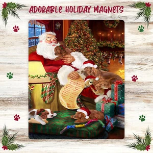 Irish Setter Dog Large Magnet for Refrigerator and Dishwasher Christmas NWT - Picture 1 of 5