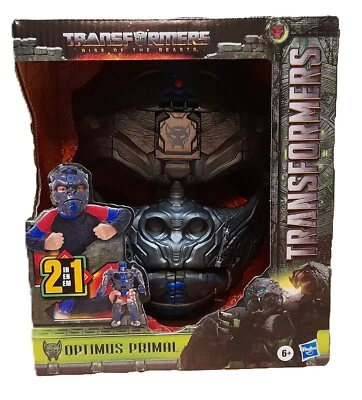 Transformers Maske Optimus Primal 2 in 1 Rise of the Beats Hasbro F4650 NEU OVP - Bild 1 von 3