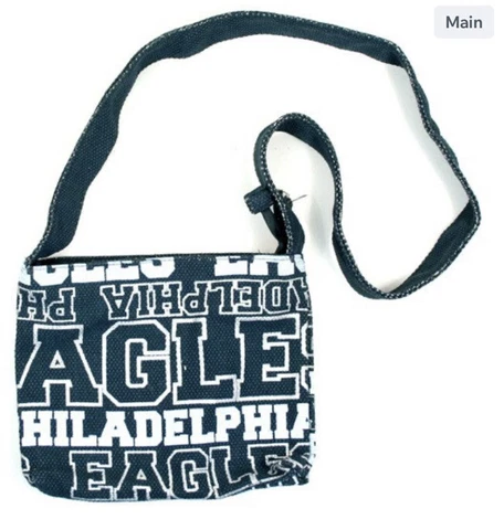 Philadelphia Eagles Wordmark Style Hobo Bag Cover