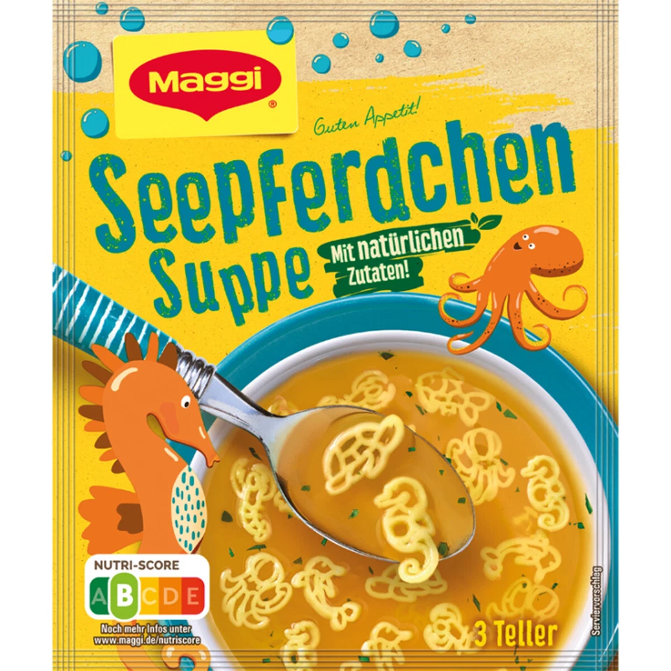 Maggi Zuppa di Cavallucci Marini Buon Appetito con Ingredienti Naturali 55g - Immagine 1 di 1