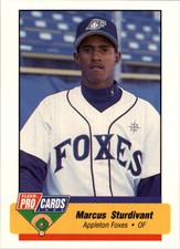 1994 Appleton Foxes Fleer/ProCards #1068 Marcus Sturdivant