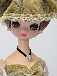 Bambola vintage Goregous Bradley Big Eyed 20 pollici Corea Scarlett O'Hara - Foto 1 di 24