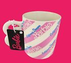 BARBIE California Dreams 21oz Mug Vintage Logo Pink Soft Touch Matte Finish NWT