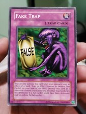 Yugioh: FAKE TRAP - [DB1-EN164] - [Common] - [Unlimited Edition] - NM/VLP