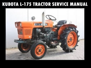 KUBOTA L175 WORKSHOP SERVICE MANUAL for L-175 Tractor Tuning & Shop Repair - Bild 1 von 4