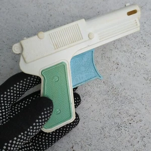 Vintage USSR Plastic Toy Pistol Old Gun Soviet Union ☭ Russian Retro Toy 1970's - Picture 1 of 16