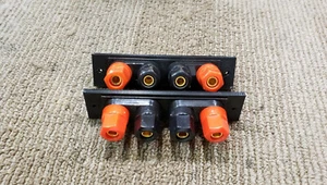 Actualización de terminal de altavoz Yamaha M-4 a enchufes Banana - Imagen 1 de 2