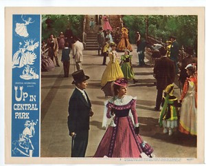 Deanna Durbin Dick Haymes Up In Central Park 11x14" Lobby Card LC1962