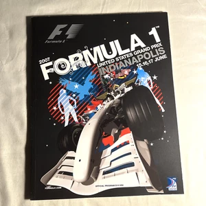 United States Grand Prix 2007 Program Formula 1 Racing Indianapolis - Picture 1 of 6