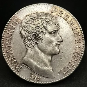 1 FRANC ARGENT YEAR XI IN PARIS BONAPARTE FIRST CONSUL 231868 Ex. FRANCE / SILVER - Picture 1 of 2