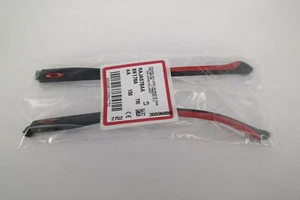 NEW Authentic OAKLEY CROSSLINK FIT Temple Arms SATIN BLACK RED Replacement - Picture 1 of 4