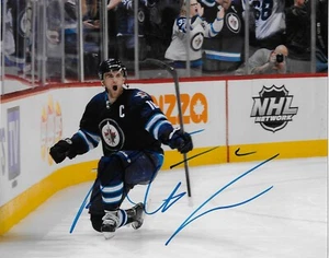 Signed Andrew Ladd Winnipeg Jets Autographed 8x10 Photo #2 Original - Picture 1 of 2