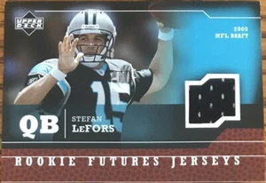 2005 Upper Deck Rookie Futures Jerseys Stefan LeFors RF-SL Carolina Panthers - Picture 1 of 2