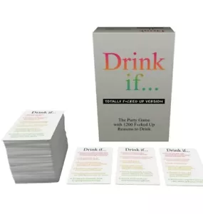 "Drink If... The Party Game With 1200 Reasons To Drink "Game Instructions/Dice - Picture 1 of 1