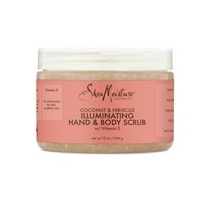 SheaMoisture Illuminating Hand and Body Scrub for Dull Skin Coconut and Hibiscus - Picture 1 of 4