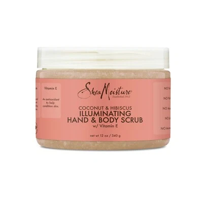 SheaMoisture Illuminating Hand and Body Scrub for Dull Skin Coconut and Hibiscus - Image 1 of 4