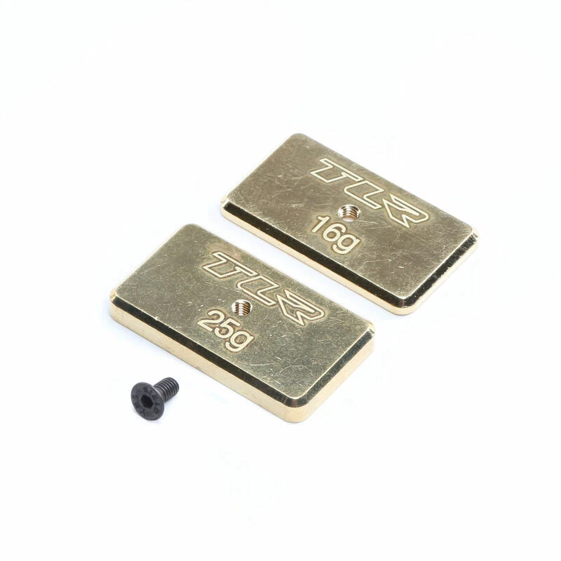 TLR # 331041 Rear Brass Weight Set, 16g & 25g: 22 5.0 MIB - Image 1 of 1