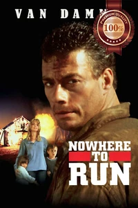 NOWHERE TO RUN 1993 90s VAN DAMME ORIGINAL CINEMA MOVIE PRINT PREMIUM POSTER - Bild 1 von 6