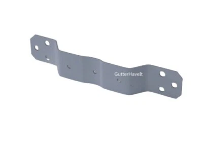 2 - 3" x 4" inch Hidden Gutter Downspout Cleat White - Image 1 of 4