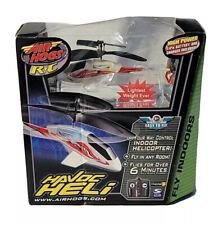 Air Hogs RC Havoc Helicopter White Spinmaster (distressed) unused 2006