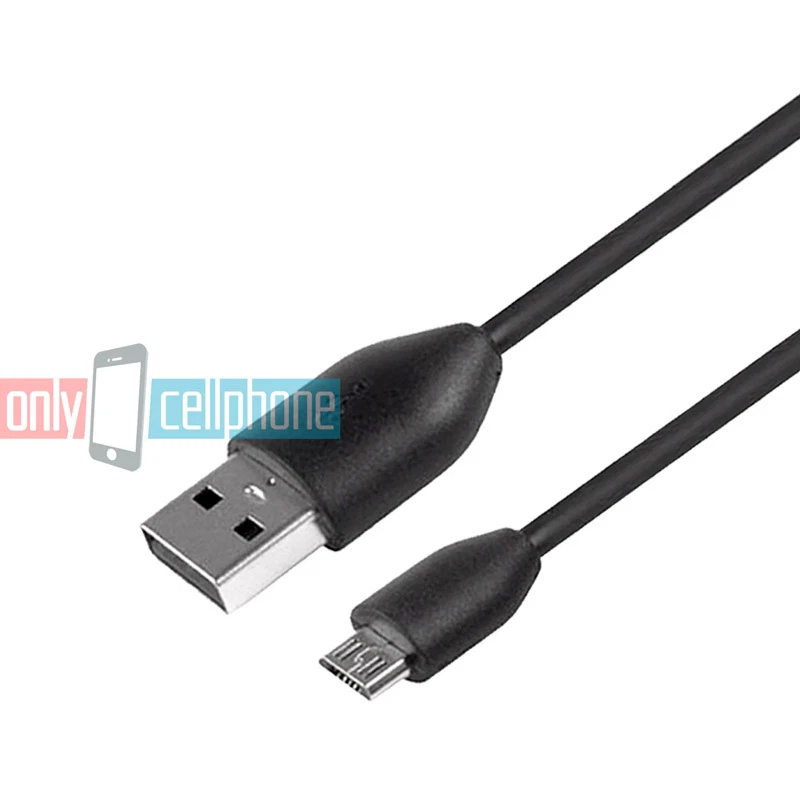 Cabo de dados de carga original HTC OEM microUSB preto branco 3 pés 6 pés para um M9 M8 M7 - Imagem 1 de 1