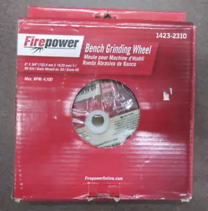 FIREPOWER 1423-2310 6" BENCH GRINDING WHEEL - Picture 1 of 7