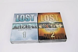 Lost: The Complete 1st & 2nd Seasons Box Sets (DVD, 7-Disc Sets) Lot - Picture 1 of 8