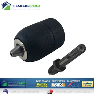 Quality Drill Chuck with SDS Adaptor PRO H/D Fit 1-13mm Drills 1/2" Keyless Med - Bild 1 von 4