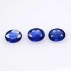 1.43cts Purplish Blue Oval Blue Sapphire Loose Gemstones Lot "SEE VIDEO"