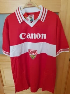 1980 - 1981 VfB Stuttgart, camiseta visitante por sorteo, talla grande - Imagen 1 de 5