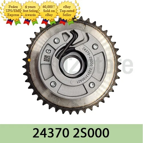 Conjunto de escape CVVT genuino 243702S000 OEM para Hyundai Santa Fe Tucson Kia Sorento Foto 1 de 1