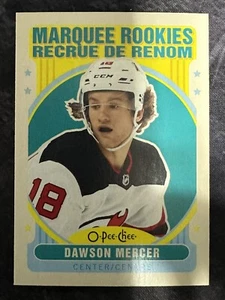 2021-22 O Pee Chee Retro Marquee Rookies 618 Dawson Mercer New Jersey Devils - Picture 1 of 2