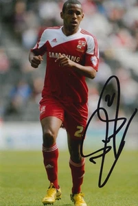 SWINDON TOWN HAND SIGNED NATHAN THOMPSON 6X4 PHOTO 1. - Picture 1 of 1