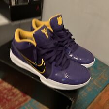Nike Zoom Kobe 4 Protro  Undefeated Sz 9 Purple Lakers colorway