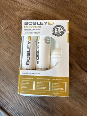 Bosley MD Color Safe Defense Kit para Adelgazamiento del Cabello Kit de Tres Piezas Foto 1 de 2