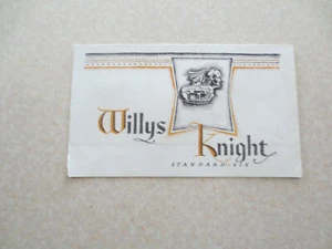 Original 1928 Willys Knight Standard Six motor car brochure - Picture 1 of 3
