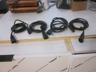 QTY (4) jumper 6ft AC Power Cord Cables LIGHTING/AMPS/COMPUTER/TV/ECT