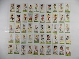 Juego completo de 50 tarjetas de cigarrillo Wills Rugby International serie 1929 - Imagen 1 de 10