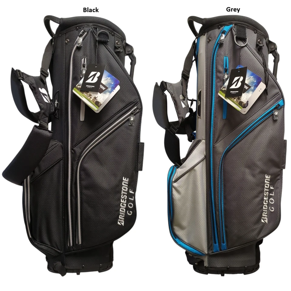Bolsa de pie superior con divisor de 4 vías de nailon liviana Bridgestone Golf, P925LW Foto 1 de 1