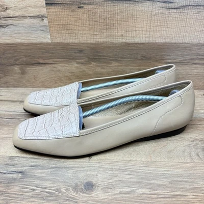 Enzo Angiolini Brasil Marrón/Crema Cuero Liberty Pisos 9.5 Estrechos Foto 1 de 4