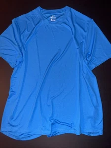 Herren Blank Nike Tee Dri-Fit Gr. XL Blau 84547-405 Polyester Aqua Blue - Bild 1 von 6