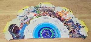 Disneyland Souvenir Fan D23 Archives Collection Acres of Fun Replica Disney Park - Picture 1 of 12