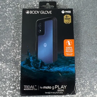 Funda Impermeable Body Glove Tidal Moto G Play 2024 - Negra/Clara - Caja Abierta Foto 1 de 4