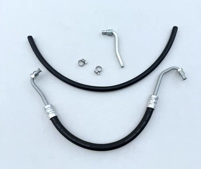 68-70 Oldsmobile cutlass power steering hose kit new P/S fitting clamps - Image 1 of 4