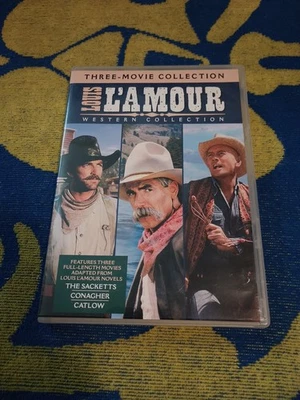 Louis L'amour - Three Movie Collection - DVD The Sacketts /Conagher /Catlow D15 - Image 1 of 4