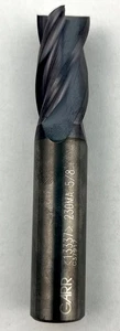 Garr Tool      13337      5/8  Carbide End Mill 3 1/2 Inch Long, 4 Flutes, NEW - Picture 1 of 2
