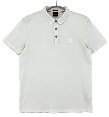HUGO BOSS Camiseta Polo Blanca Para Hombre Talla M - Imagen 1 de 4