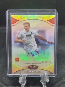 2020-21 Topps Tier One Bundesliga Prime Performers /125 Andre Hahn #PP-AH Auto - Foto 1 di 2